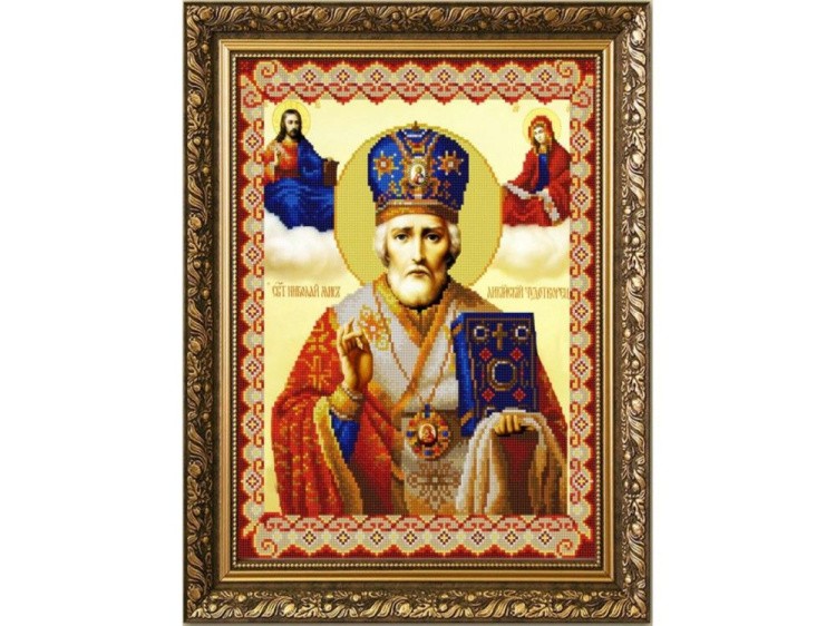 Рисунок на ткани «Св.Николай Мирликийский Чудотворец»