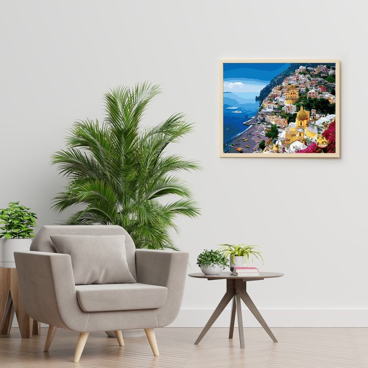 Картина по номерам «Италия. Позитано» — картинка 5