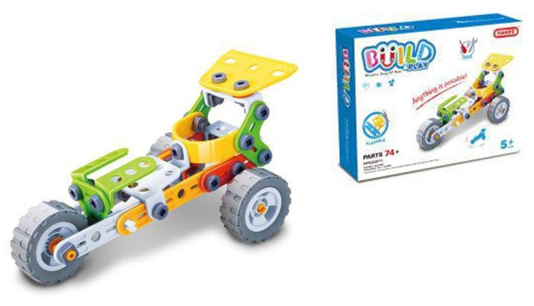 Транспортный конструктор Hanye «Автомобиль - ракета» — картинка 2