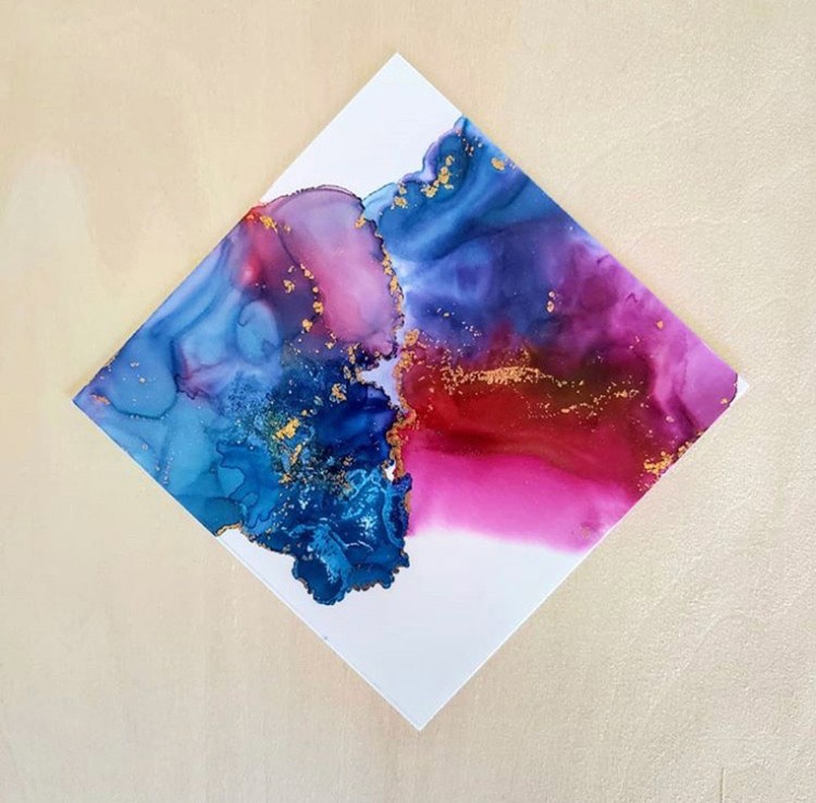 Набор для рисования алкогольными чернилами, 3 планшета, Art Blong — картинка 13