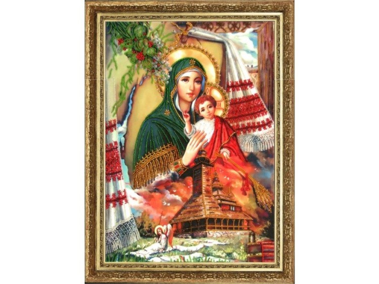Набор для вышивания бисером «Богородица–Заступница»