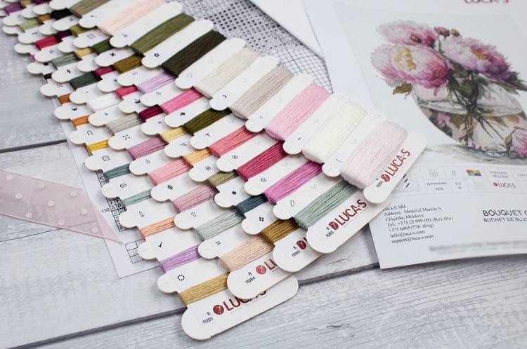 Набор для вышивания «Букет пионов» — картинка 4