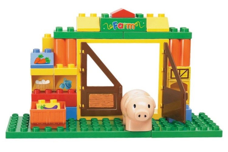 Конструктор «Веселая ферма», 39 деталей — картинка 2