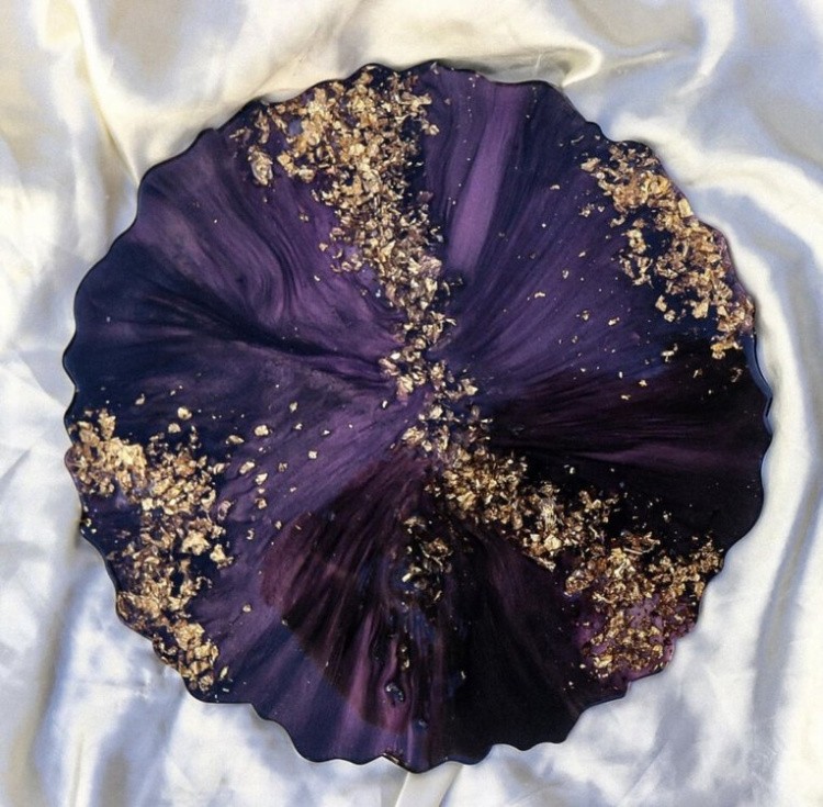 Силиконовый молд - Поднос круг, 26 см — картинка 7