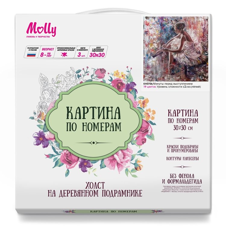 Картина по номерам «Минуты перед выступлением» — картинка 2