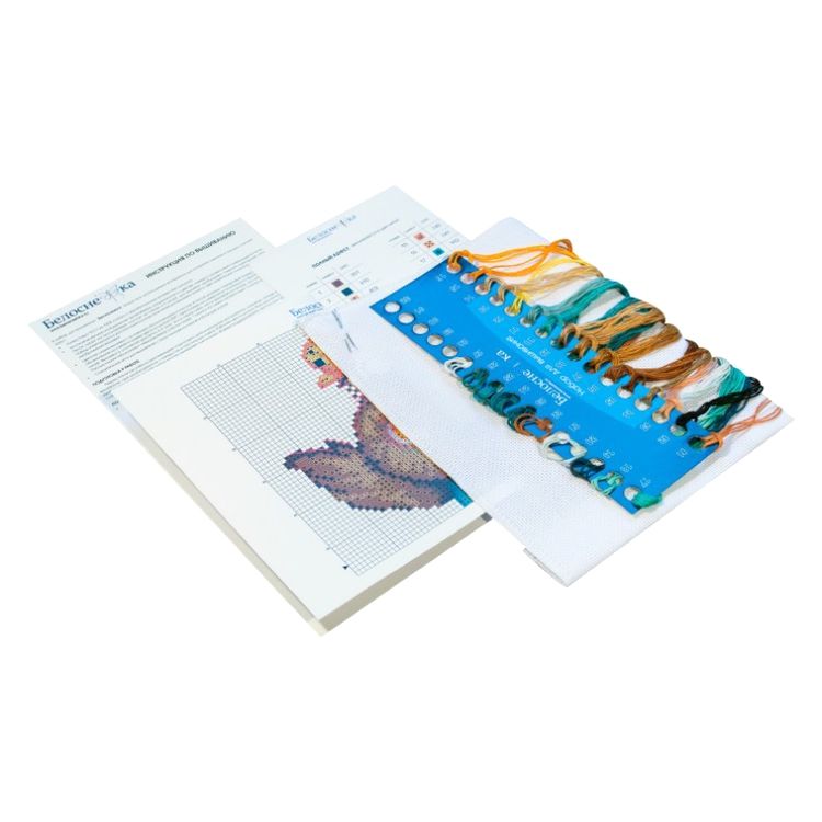 Набор для вышивания «Совушка с бабочкой» — картинка 2