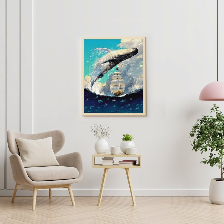 Картина по номерам «Левиафан» — картинка 4