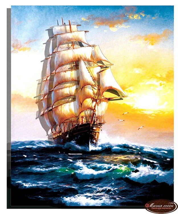Набор папертоль «На всех парусах» 29x35 см — картинка 2