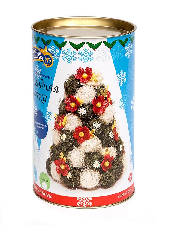 Елочка из сизаля «Сказка» — картинка 2