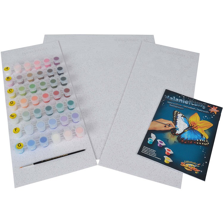 Картина по номерам «Цветущая вишня» — картинка 2