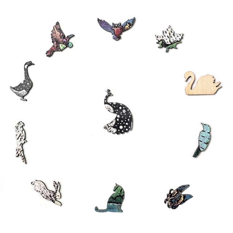 Деревянные пазлы «День и ночь M», Woodbests — картинка 3