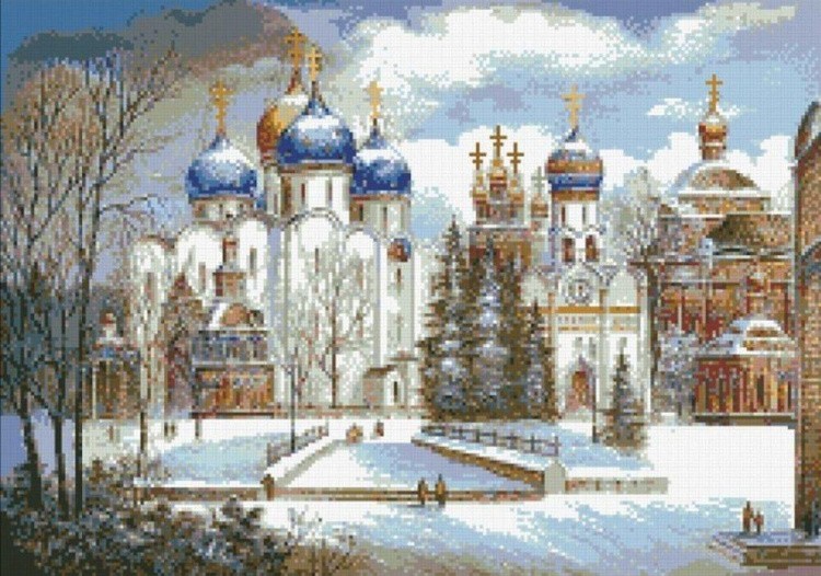 Алмазная вышивка «Русь православная»