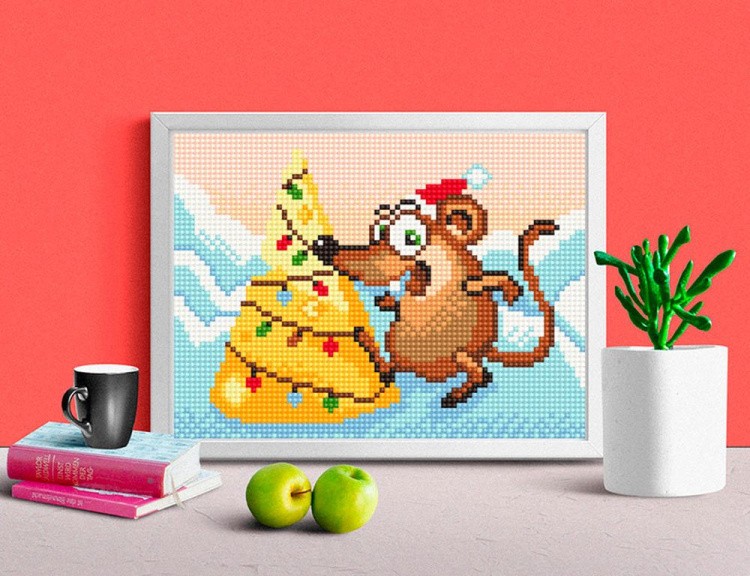 Алмазная вышивка «Сырная елка» — картинка 2