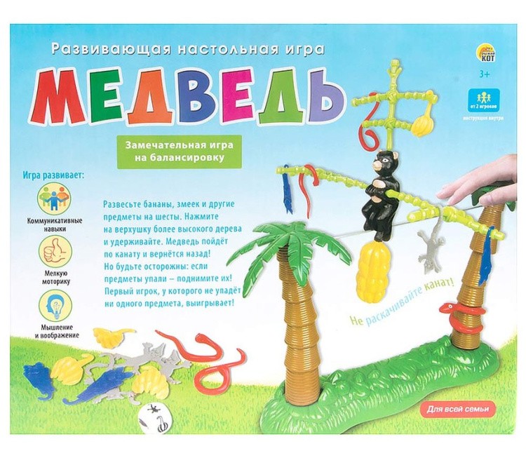 Развивающая настольная игра «Медведь»