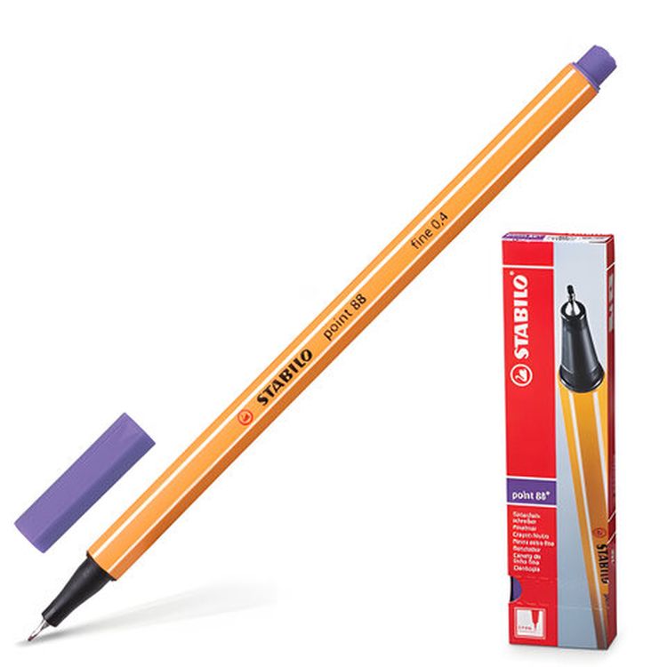 Ручка капиллярная (линер) STABILO «Рoint», фиолетовая