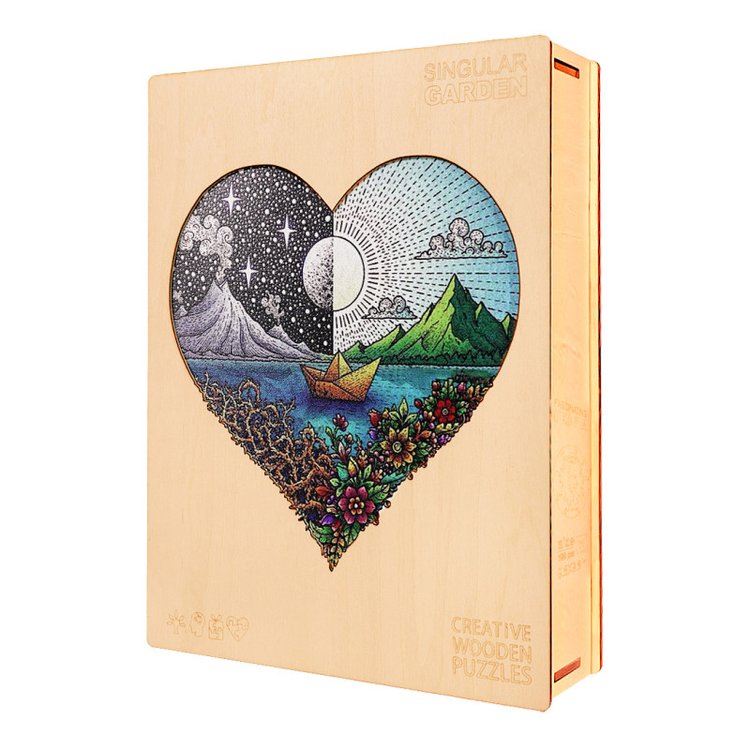 Деревянные пазлы «День и ночь M», Woodbests — картинка 4