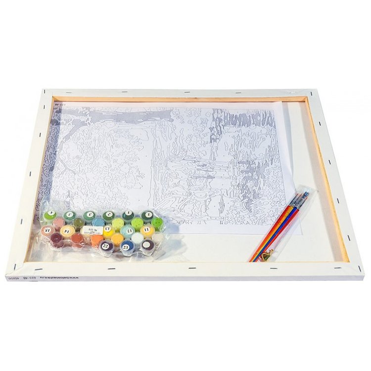 Картина по номерам «Скакуны на водопое» — картинка 3