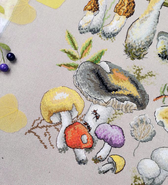 Набор для вышивания «Ассорти грибное» — картинка 3