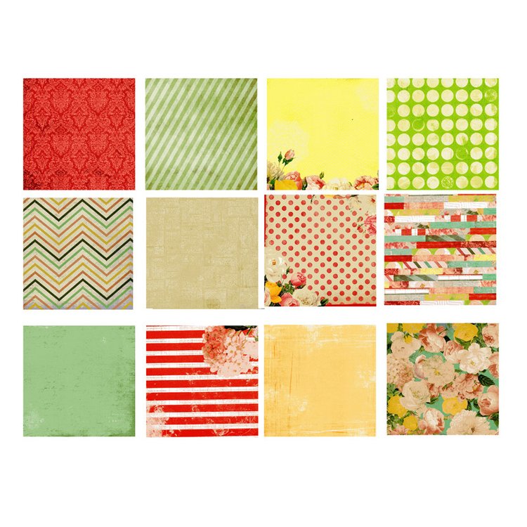 Набор бумаги «Яркие цветы» — картинка 3