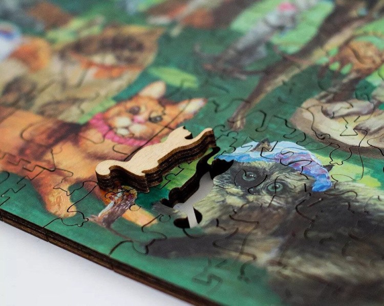 Деревянные пазлы DAVICI «А котам всё масленица» — картинка 10