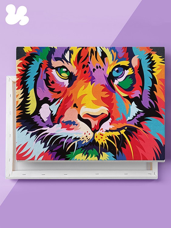 Картина по номерам «Глазами тигра» — картинка 5