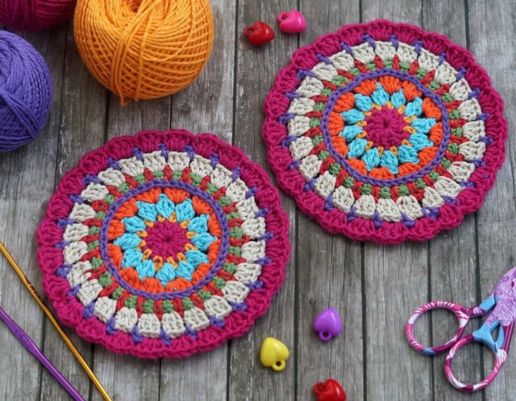 Пряжа ПНК им.Кирова Фиалка (0905), вишня, 5 шт. по 75 г — картинка 4