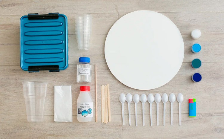 Набор для создания картины эпоксидной смолой Океан, Art Blong — картинка 2