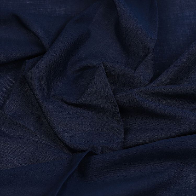Ткань Батист, 5 м х 150 см, 72 г/м², цвет: темно-синий, TBY — картинка 4