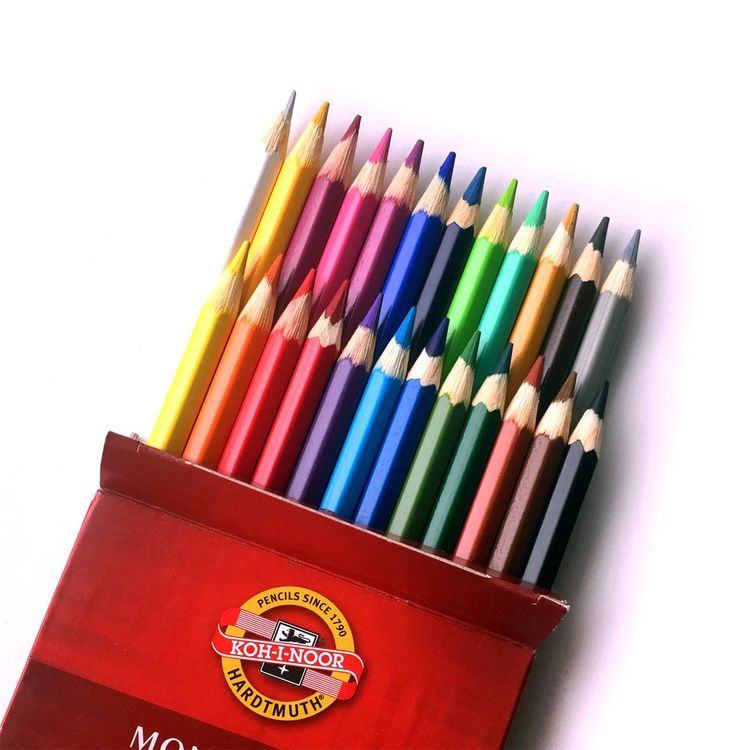 Набор акварельных карандашей, заточенные, 24 цв., KOH-I-NOOR Hardtmuth — картинка 2