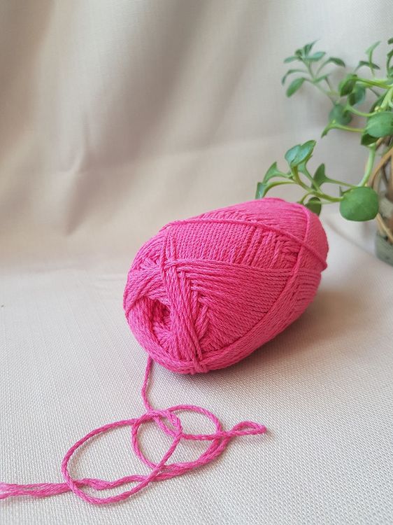 Пряжа Камтекс Мягкий хлопок (190), фуксия, 5 шт. по 100 г — картинка 3