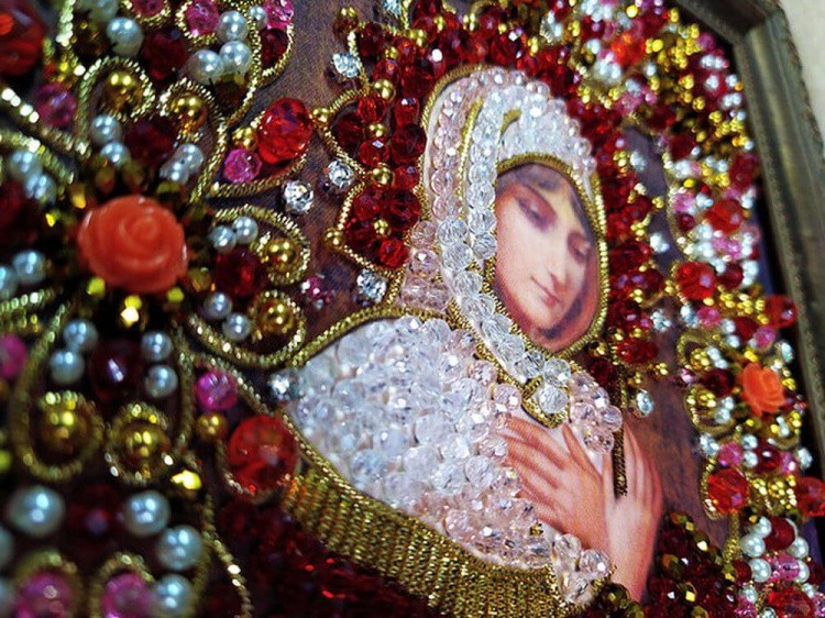 Набор вышивки хрустальными камнями «Святая Анастасия» — картинка 7