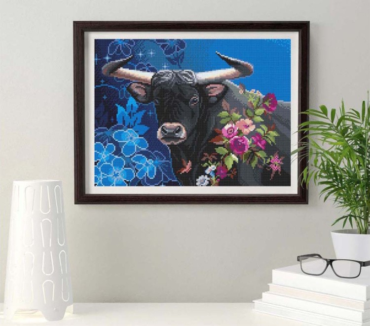 Алмазная вышивка «Буйвол» — картинка 3