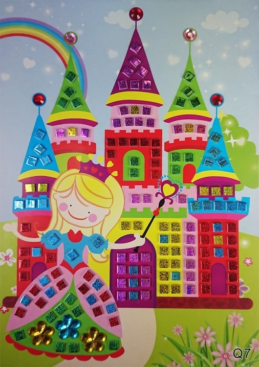 Мозаика из стикеров «Сказочная принцесса»