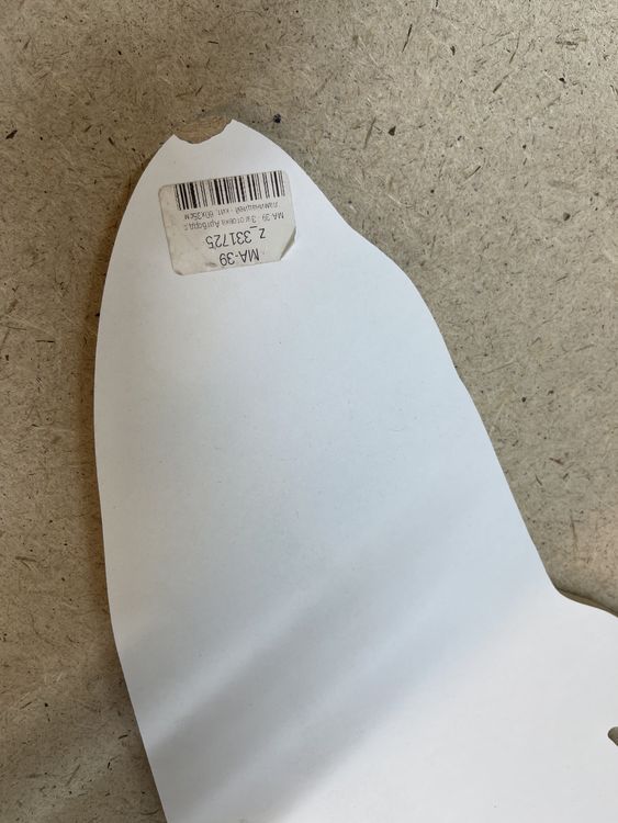 УЦЕНКА. Заготовка Артборд с ламинацией - кит, 60x35 см (небольшой скол на носике и на плавнике) — картинка 3