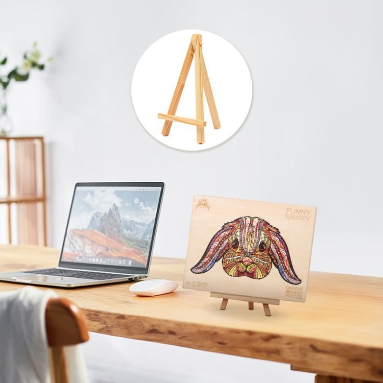 Деревянные пазлы «Домашний Кролик S», Woodbests — картинка 7