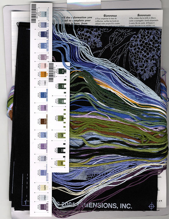 Набор для вышивания «Сирень и кружева» — картинка 4