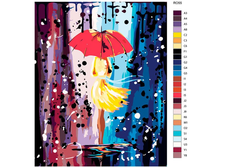 Картина по номерам «Романтичная» — картинка 2