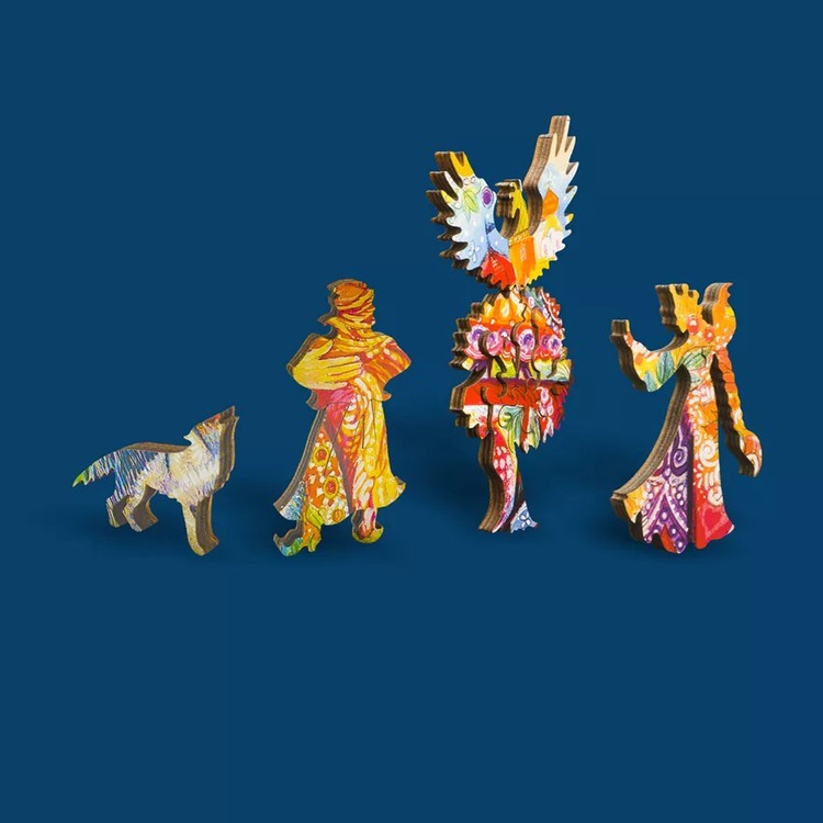 Деревянные пазлы DAVICI «Иван Царевич и серый волк 180 деталей» — картинка 4