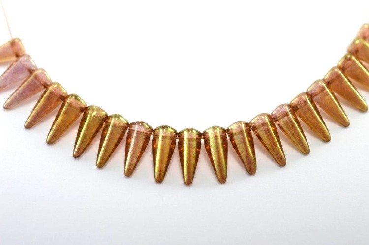 Бусины Preciosa (Чехия) VILLA 3 111-01341-00, 10 г, цвет: 00030-14495 red luster — картинка 2