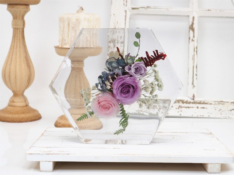 Силиконовый молд - Объемный шестиугольник, 26x23см 1 шт. — картинка 2