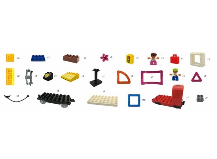 Магнитный конструктор «Железная дорога» — картинка 7