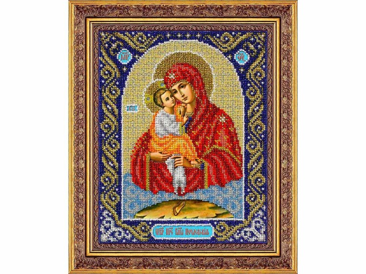 Набор вышивки бисером «Богородица Почаевская» — картинка 2