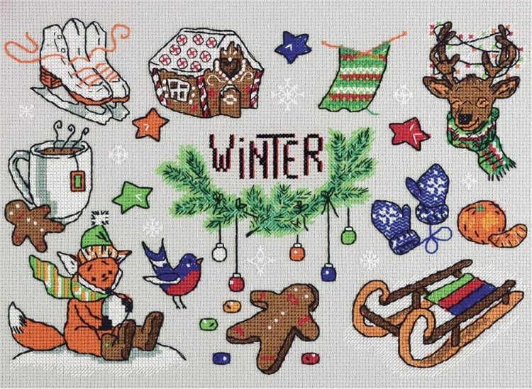 Набор для вышивания «Зима в кармане» — картинка 2
