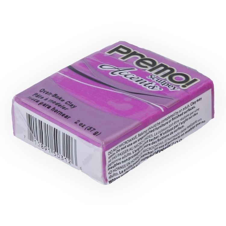 Полимерная глина Sculpey Premo, 5031 жемчужно-фиолетовый, 57 г — картинка 2