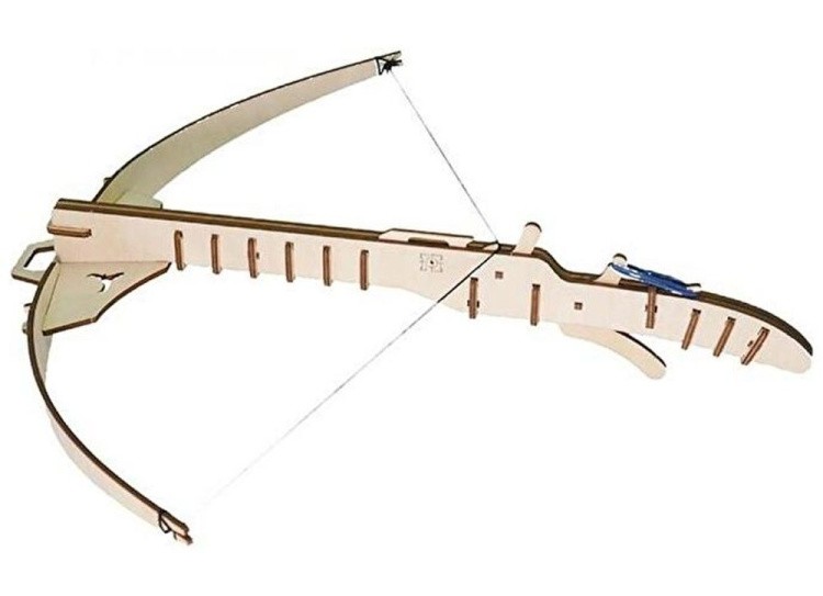 Конструктор из дерева Арбалет малый 02 (однозарядный), Паркматика — картинка 2