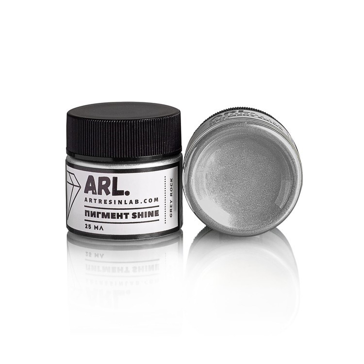 Пигмент SHINE GREY ROCK, серый камень 25 мл, Art Resin LAB — картинка 2
