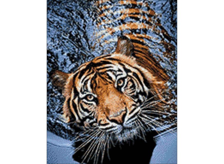 Алмазная вышивка «Тигрица» — картинка 2