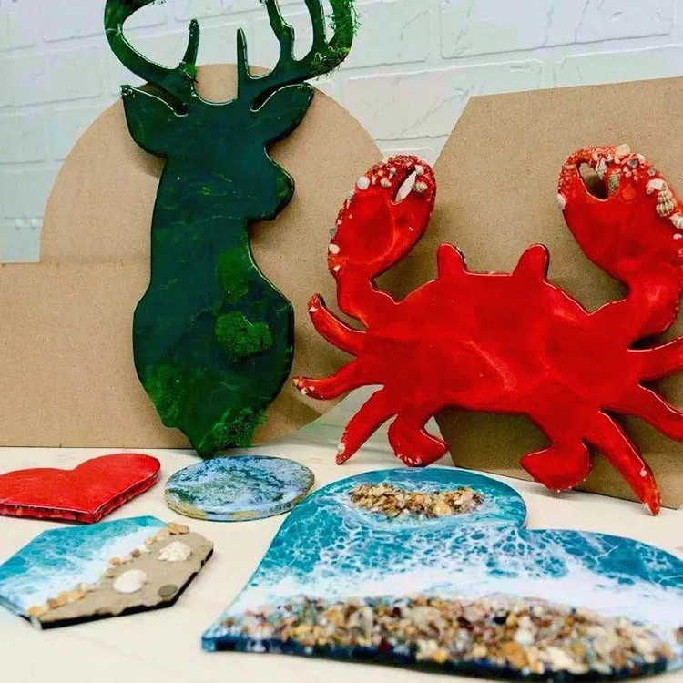 Артборд Олень 20x42,5x0,6 см, 1 шт., RU-SMOLA — картинка 2