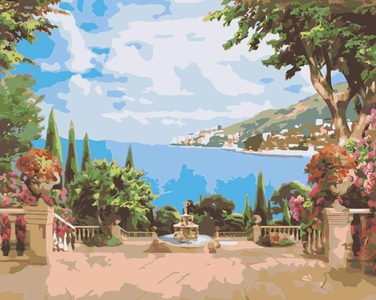 Картина по номерам «Вид на море»