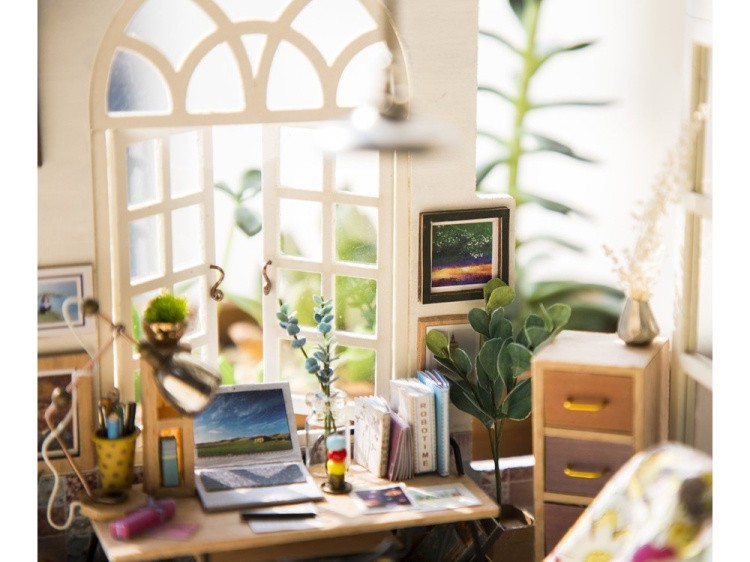 Набор для создания миниатюры (румбокс) «Домашний кабинет» — картинка 7